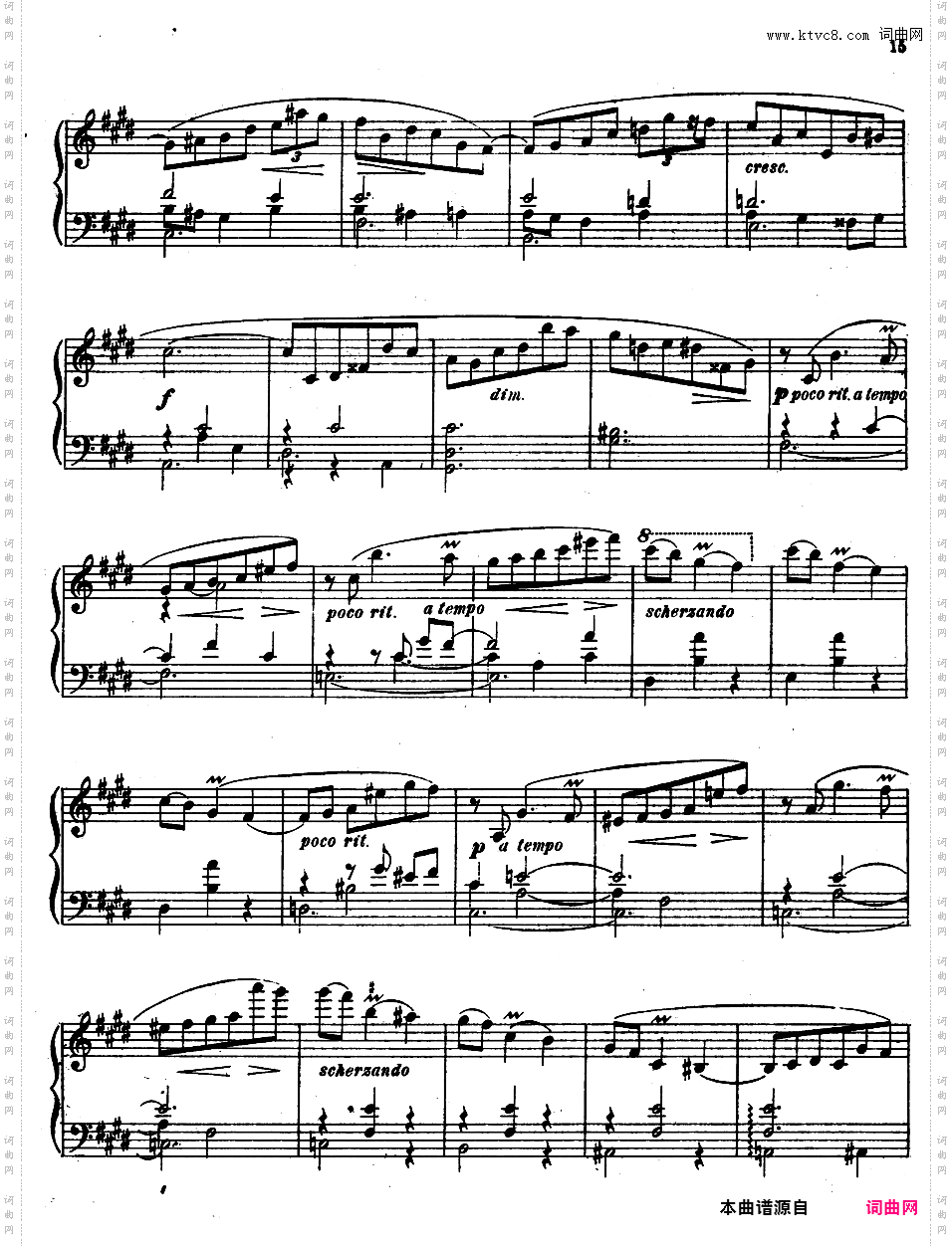 9首玛祖卡舞曲 Nine Mazurkas Op·25Scriabin op25 Nine Mazurkas版本二