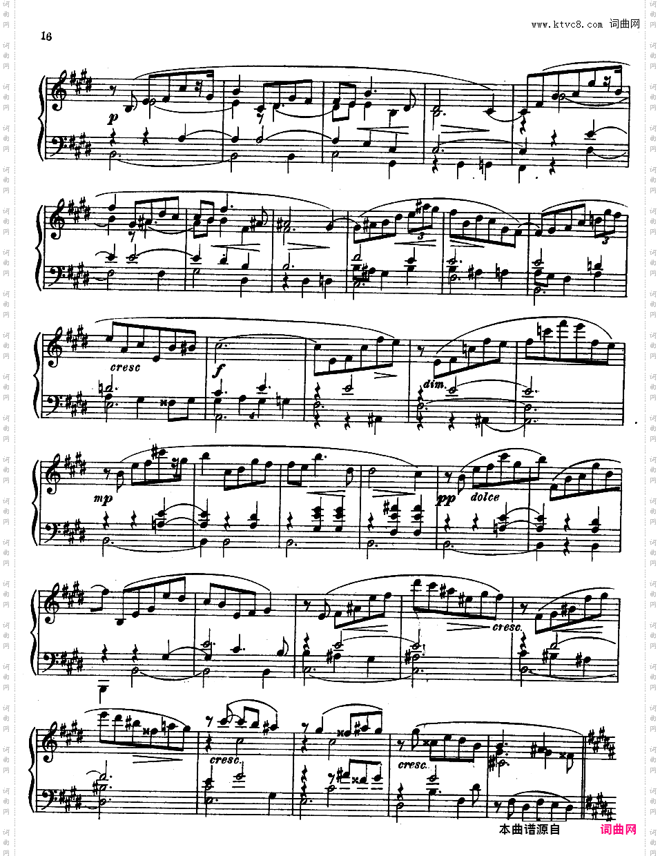 9首玛祖卡舞曲 Nine Mazurkas Op·25Scriabin op25 Nine Mazurkas版本二