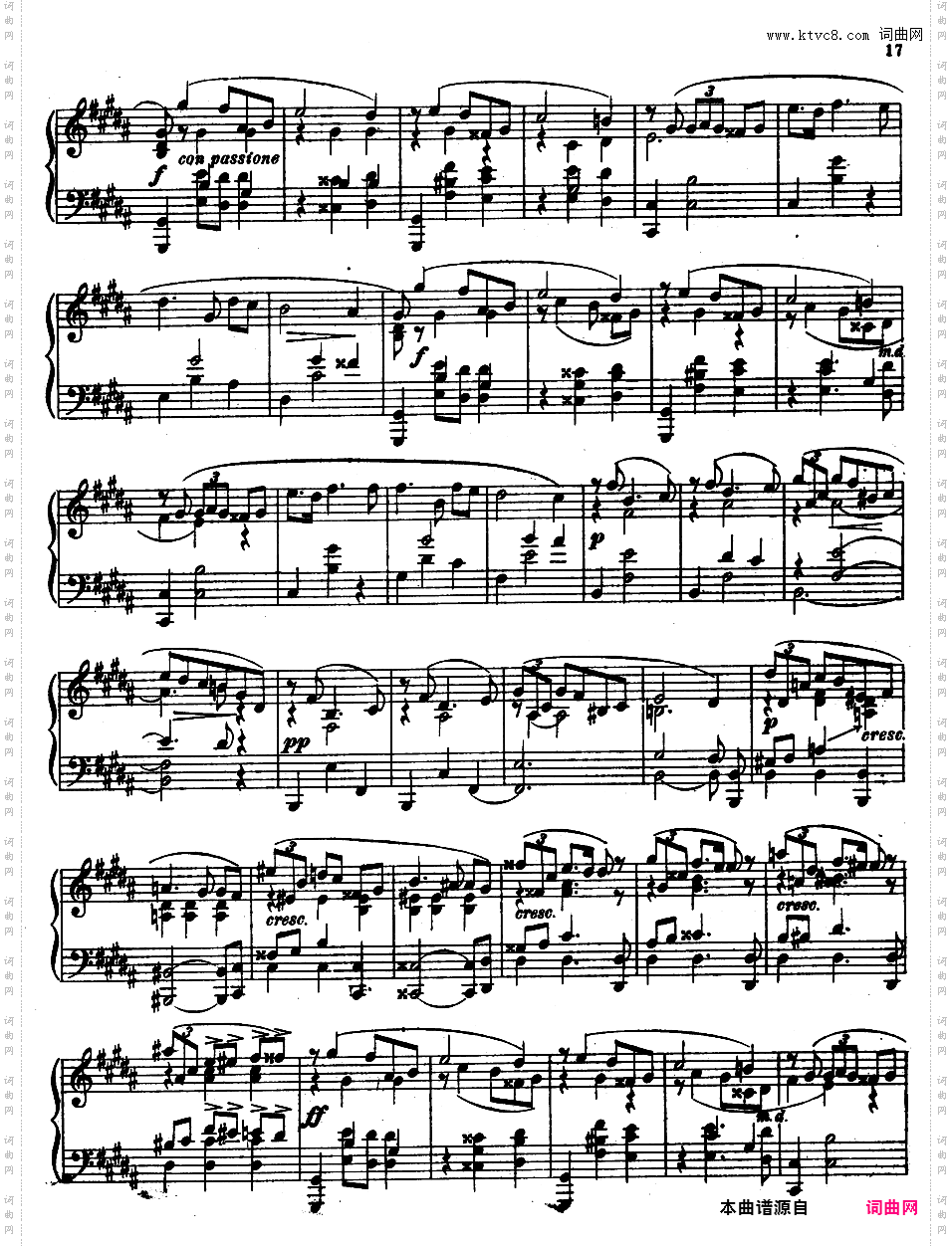 9首玛祖卡舞曲 Nine Mazurkas Op·25Scriabin op25 Nine Mazurkas版本二