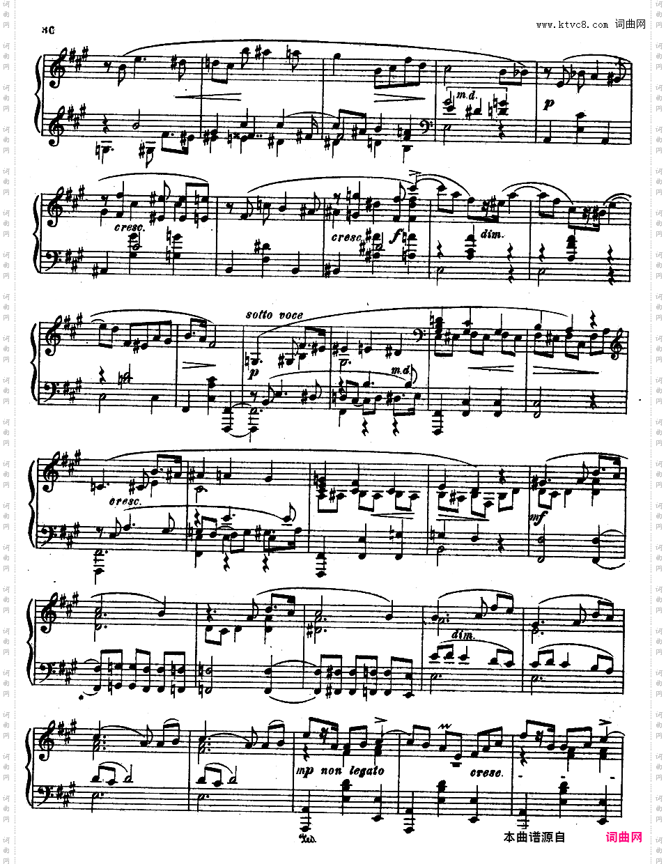 9首玛祖卡舞曲 Nine Mazurkas Op·25Scriabin op25 Nine Mazurkas版本二