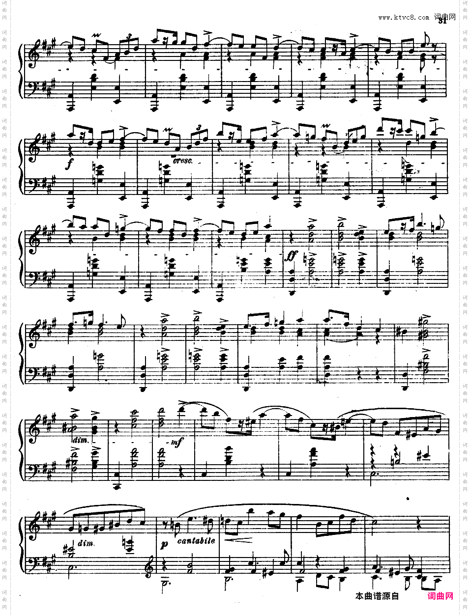 9首玛祖卡舞曲 Nine Mazurkas Op·25Scriabin op25 Nine Mazurkas版本二