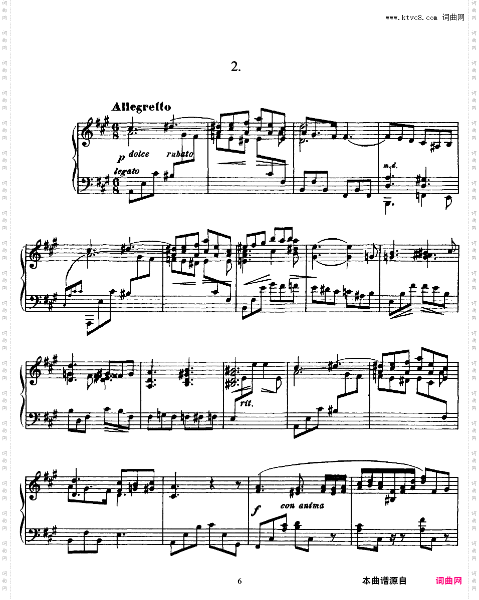 2首夜曲 Two Nocturnes Op·5