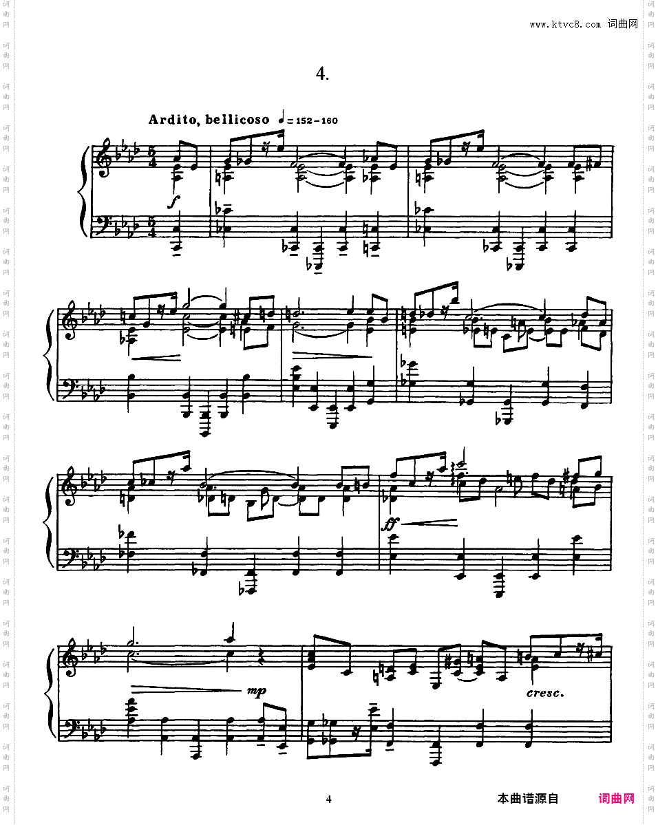 4首前奏曲 4 Preludes Op·33