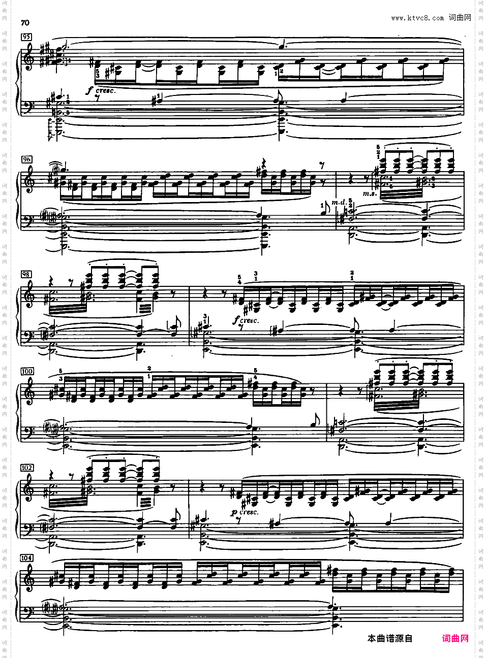 朝向火焰 Vers La Flamme Op·72Scriabin op72 1914 Vers la Flamme