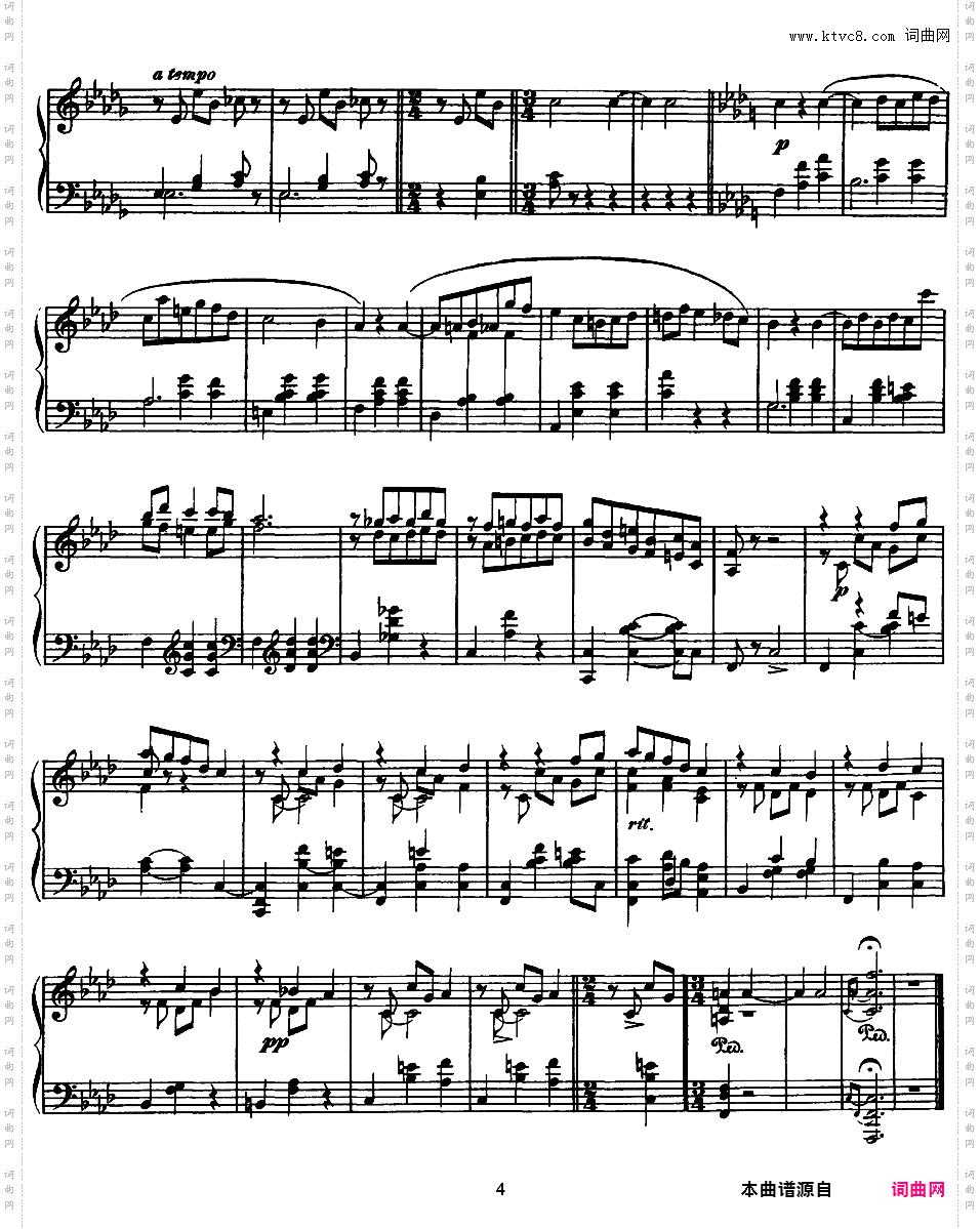 f小调圆舞曲 Valse in f Minor Op·1