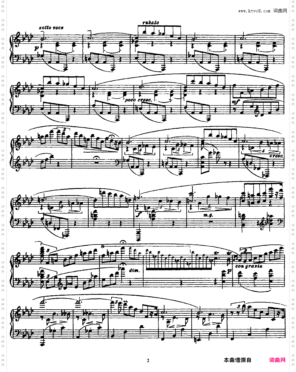 降A大调圆舞曲 Valse in A-flat Major Op·38