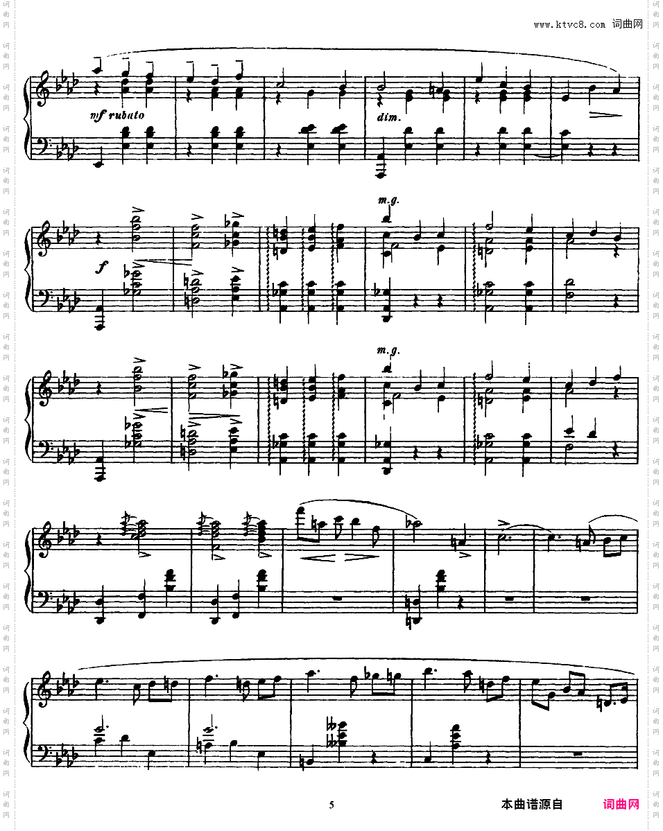降A大调圆舞曲 Valse in A-flat Major Op·38