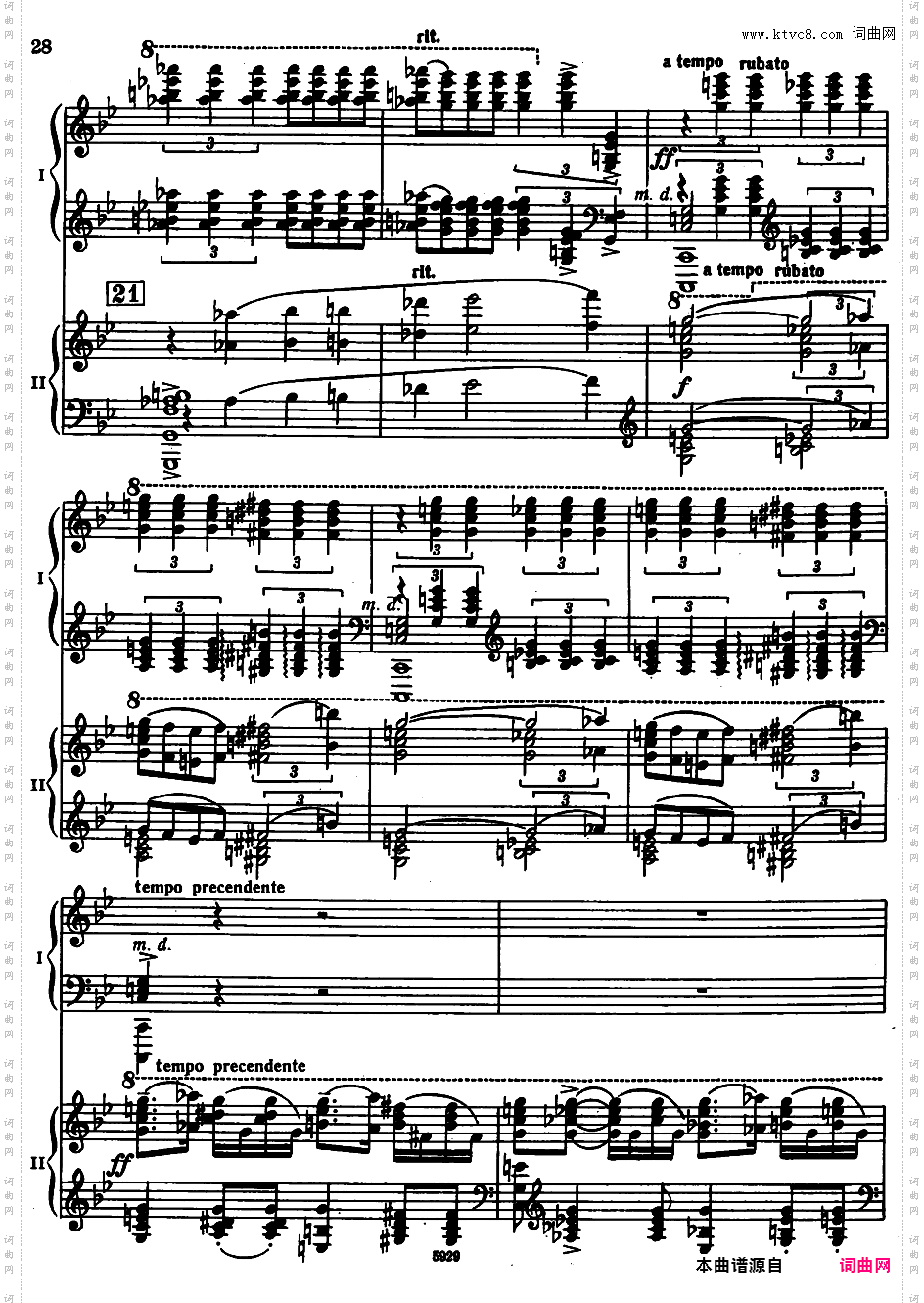 g小调第四钢琴协奏曲 Op·40rah-con-4-I