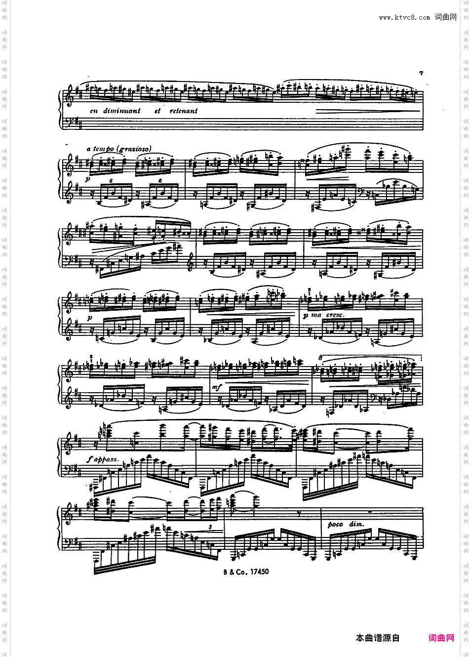 第一号音乐会练习曲 Premiere Etude de Concert Op·65