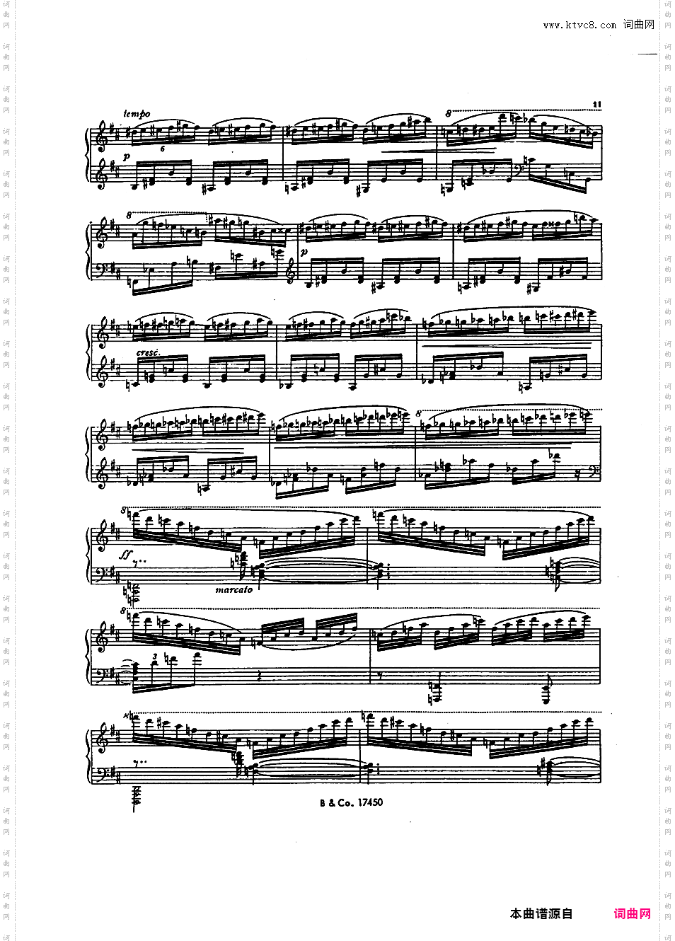 第一号音乐会练习曲 Premiere Etude de Concert Op·65
