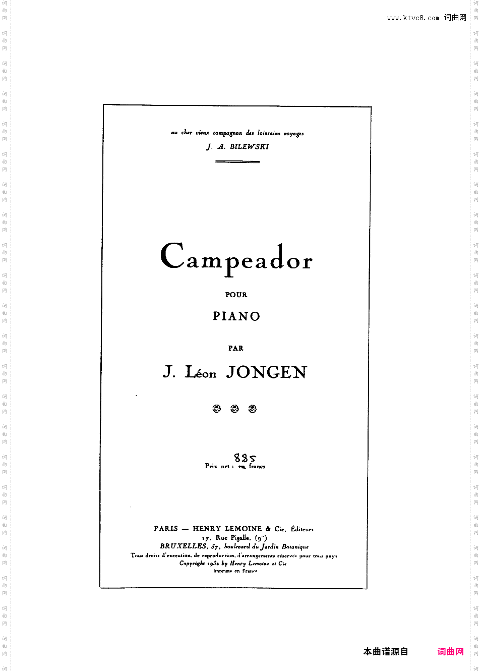 勇士 Campeador - 里昂·祖根所作