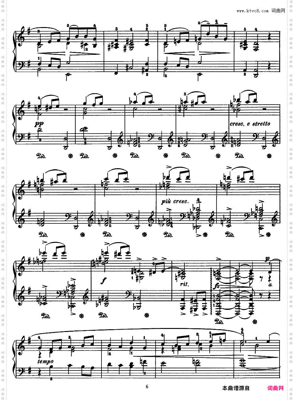 抒情小品集 Lyric Pieces 十卷Grieg op62 Lyric Pieces
