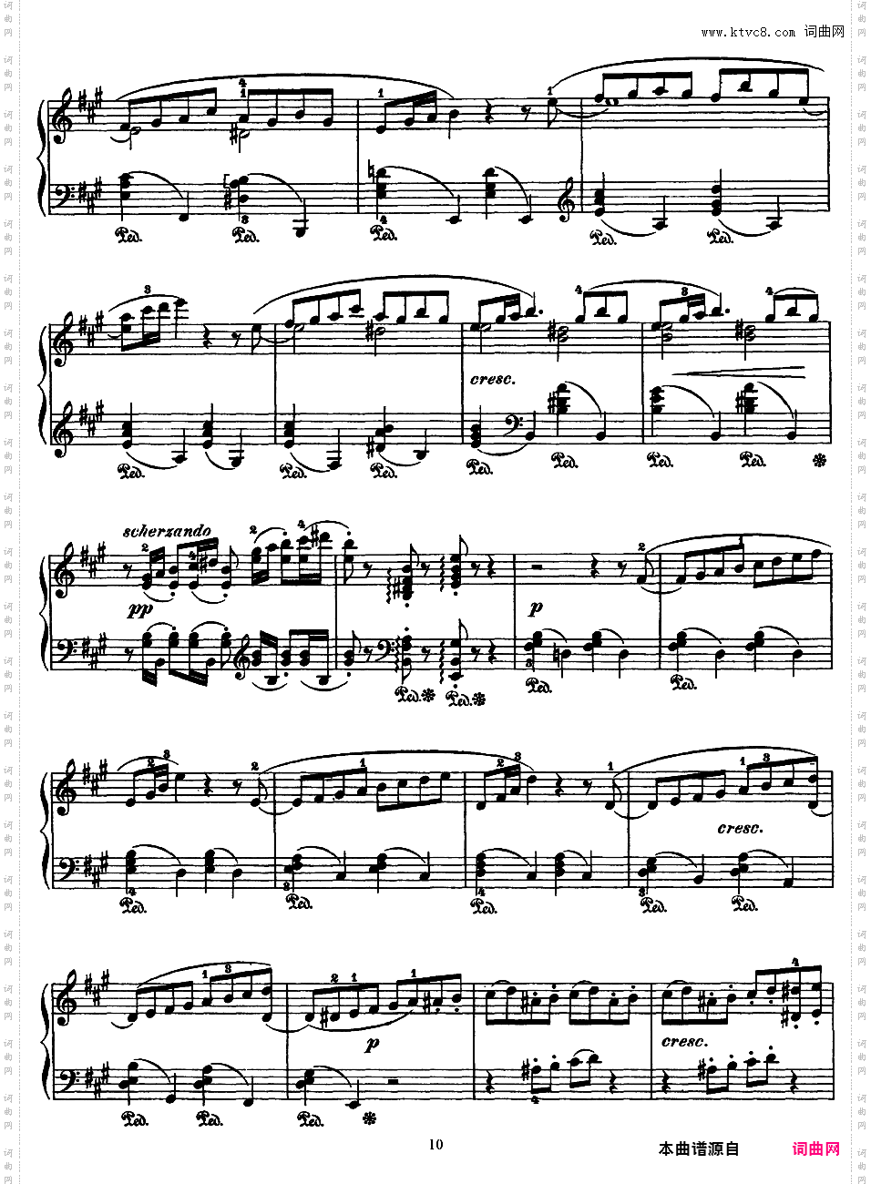 抒情小品集 Lyric Pieces 十卷Grieg op62 Lyric Pieces