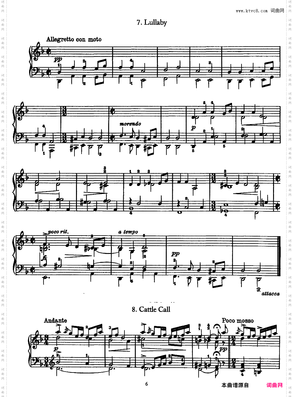 19首挪威民间曲调 19 Norwegian Folk Songs Op·66