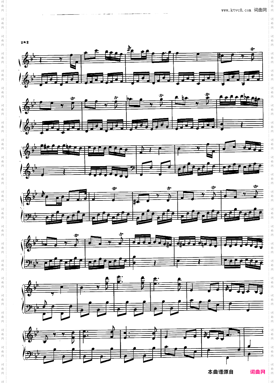 钢琴奏鸣曲 Piano Sonatas M61-68