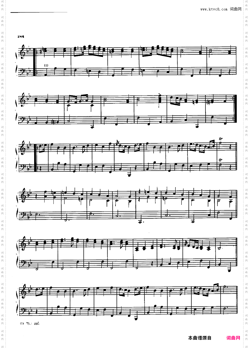 钢琴奏鸣曲 Piano Sonatas M61-68