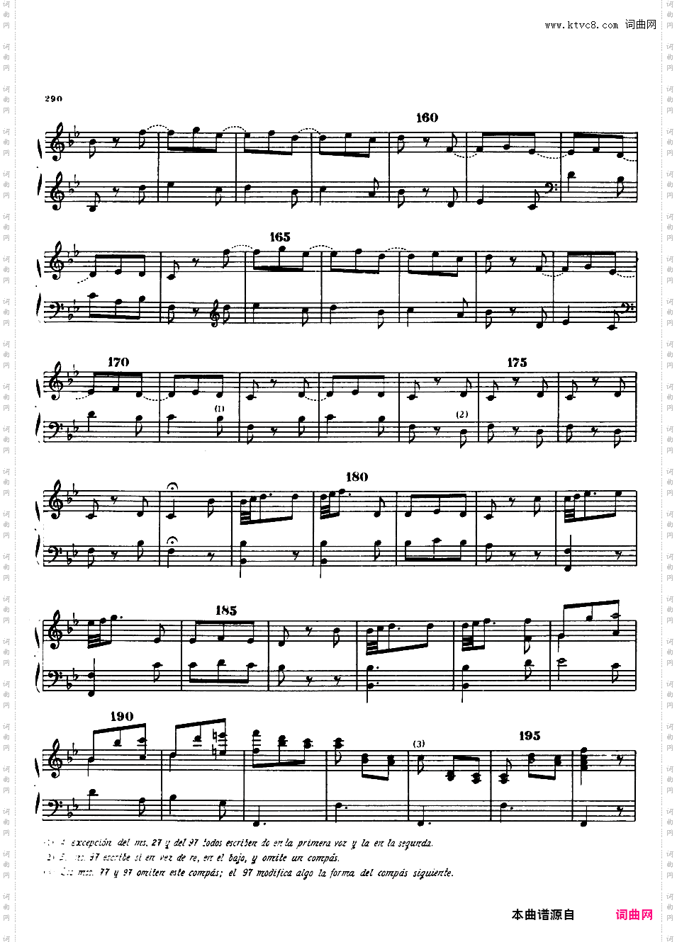 钢琴奏鸣曲 Piano Sonatas M61-68
