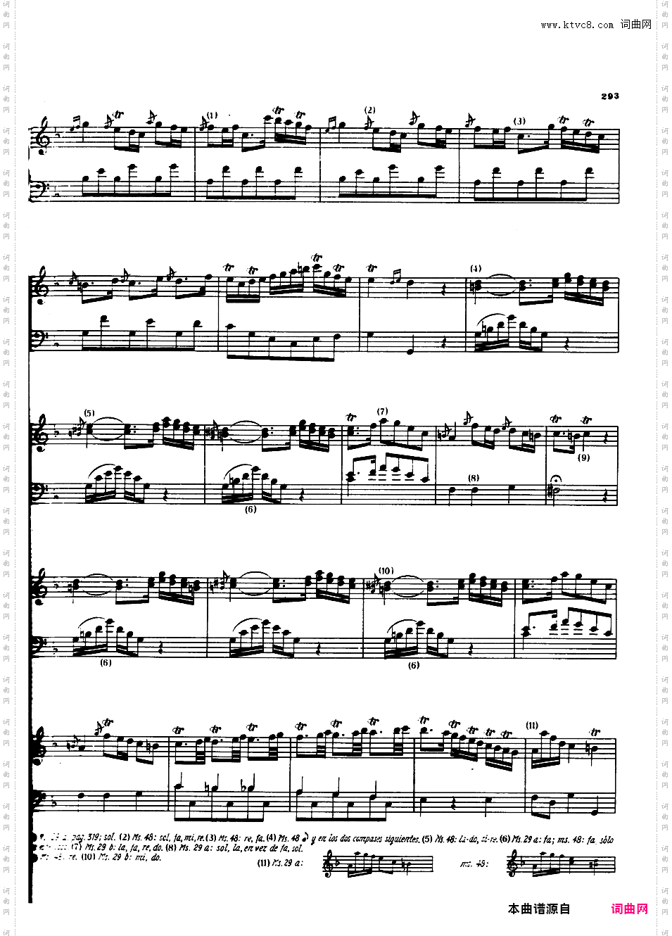 钢琴奏鸣曲 Piano Sonatas M61-68