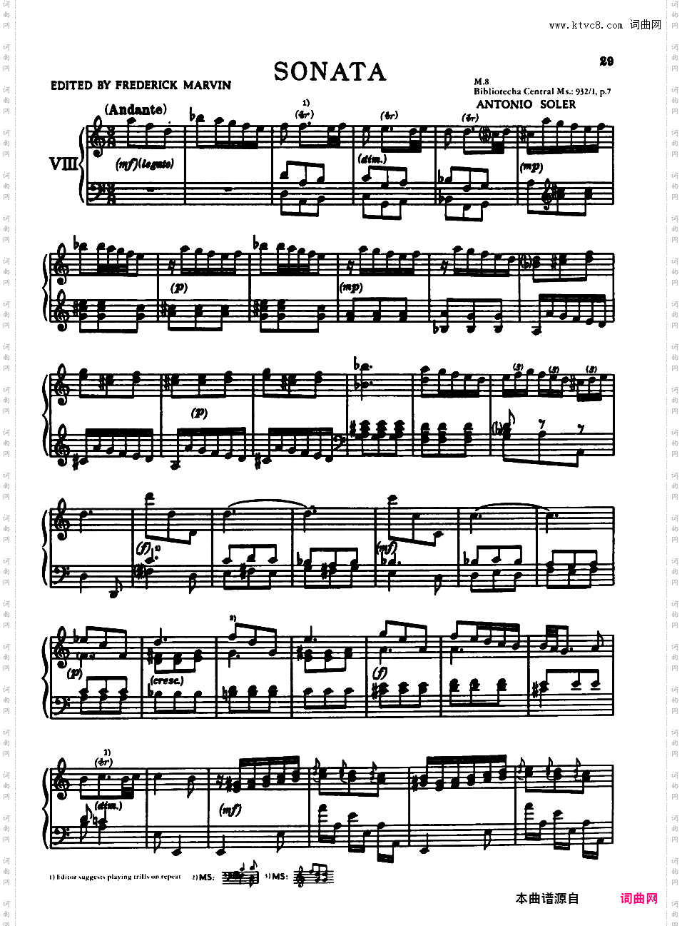 钢琴奏鸣曲 Piano Sonatas M1-9