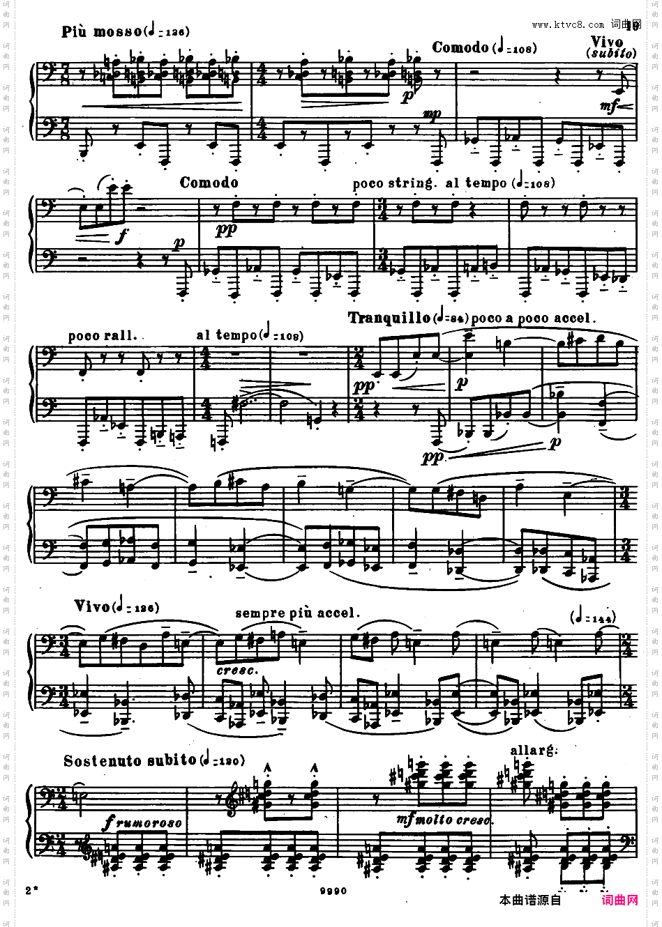 8首匈牙利民歌即兴曲 8 Improvisations on Hungarian Peasant Songs Op·20