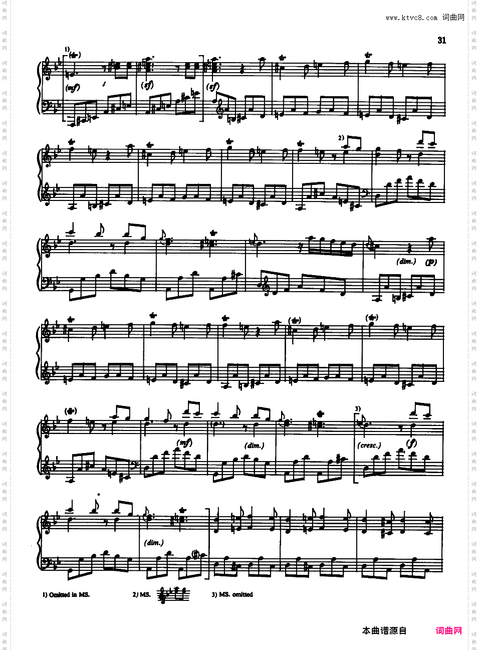 钢琴奏鸣曲 Piano Sonatas M35-41