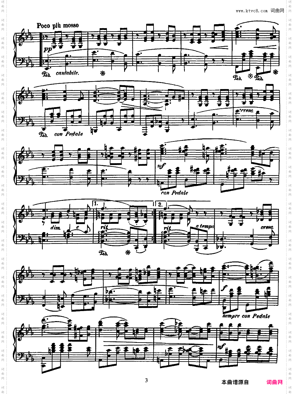 3首个性小品 3 Morceaux Caractéristiques Op·28