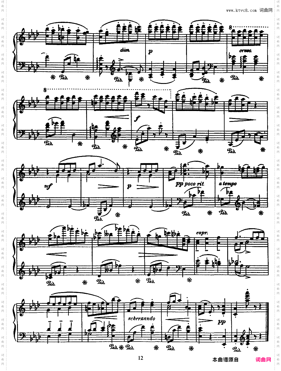 3首个性小品 3 Morceaux Caractéristiques Op·28