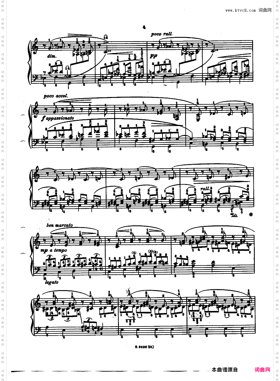 53首以肖邦练习曲为素材而作的练习曲 Etudes d'Apres ChopinGodowsky Etudes d'Apres Chopin - Book 4 31-40