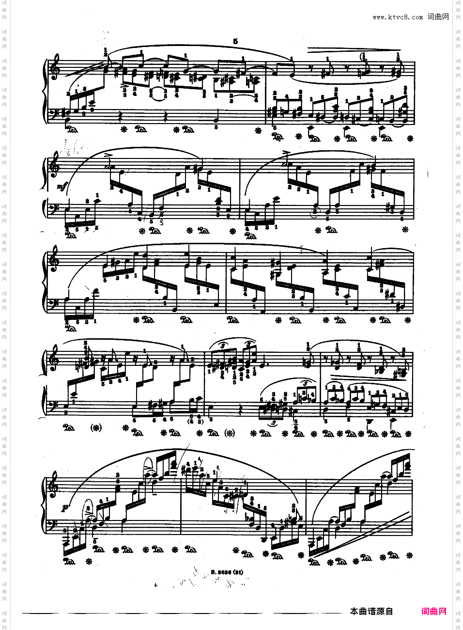 53首以肖邦练习曲为素材而作的练习曲 Etudes d'Apres ChopinGodowsky Etudes d'Apres Chopin - Book 4 31-40