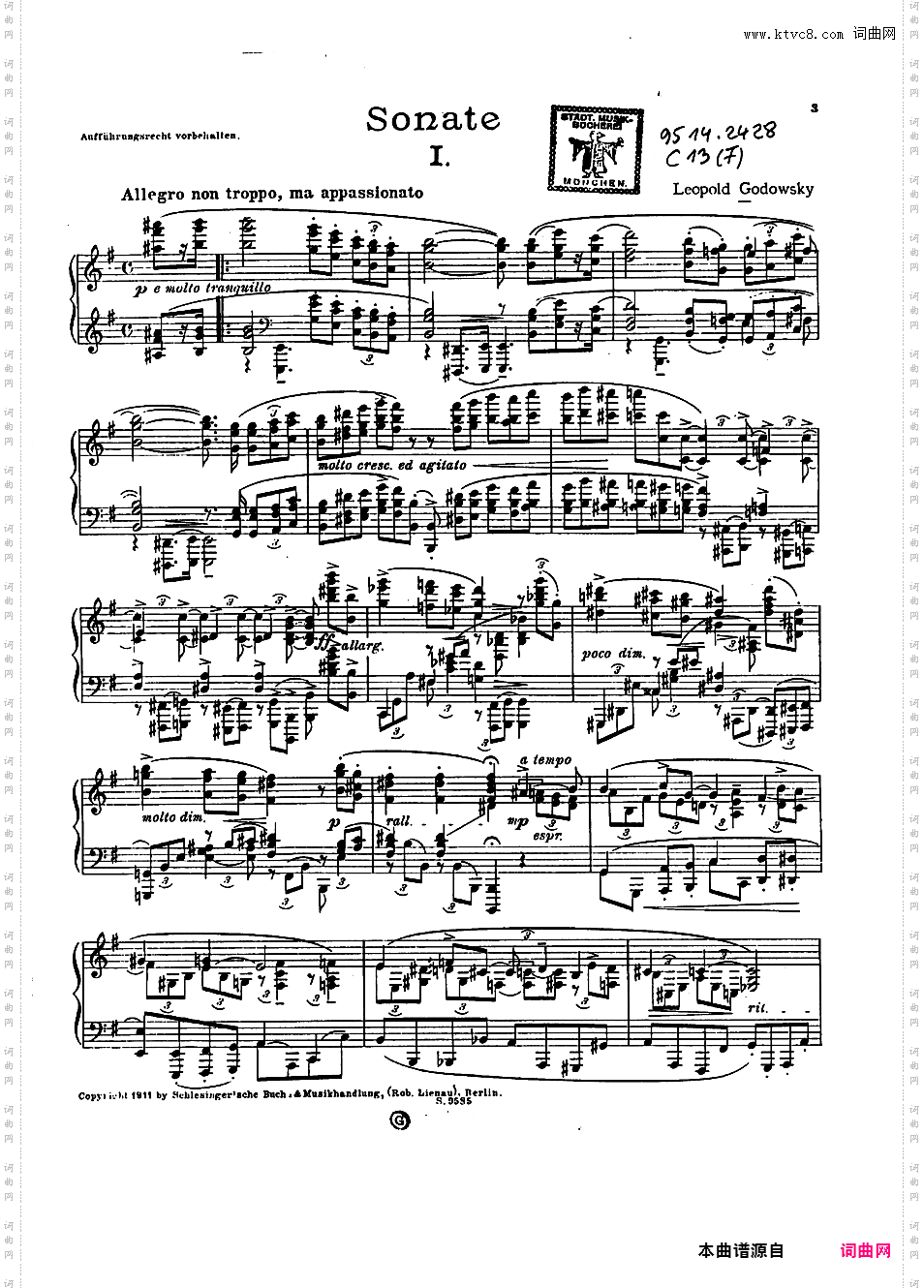 e小调钢琴奏鸣曲 Piano Sonata in e Minor