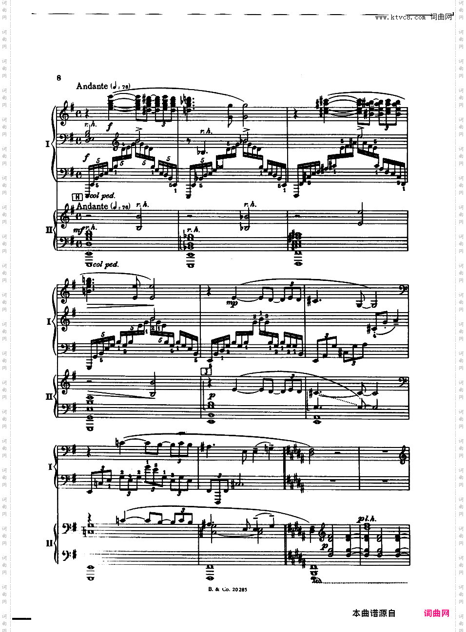 华沙协奏曲 Warsaw ConcertoAddinsell Warsaw Concerto 双钢琴版