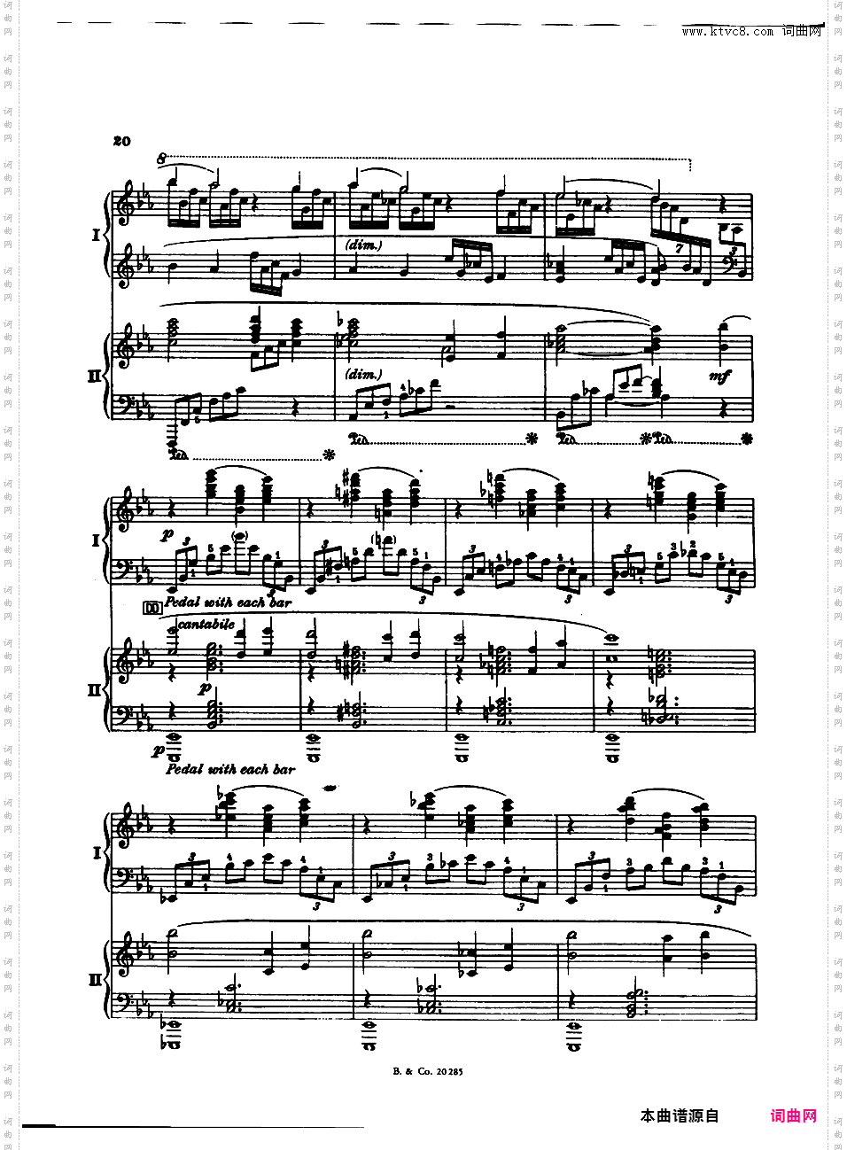 华沙协奏曲 Warsaw ConcertoAddinsell Warsaw Concerto 双钢琴版