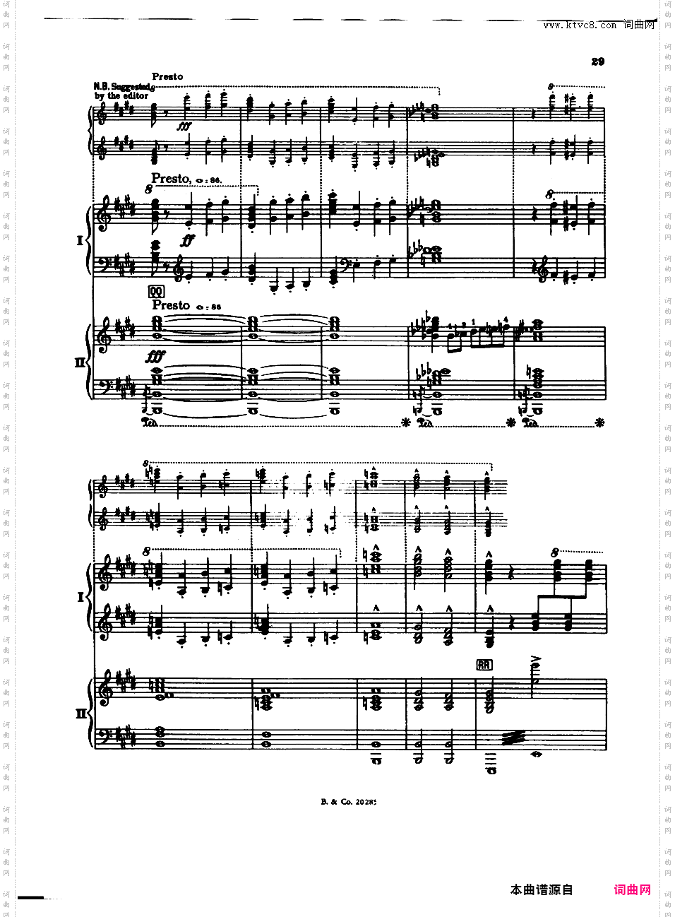 华沙协奏曲 Warsaw ConcertoAddinsell Warsaw Concerto 双钢琴版