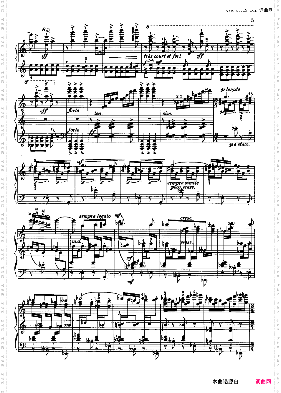 改编斯特拉文斯基 火鸟Stravinsky-Agosti Firebird Suite