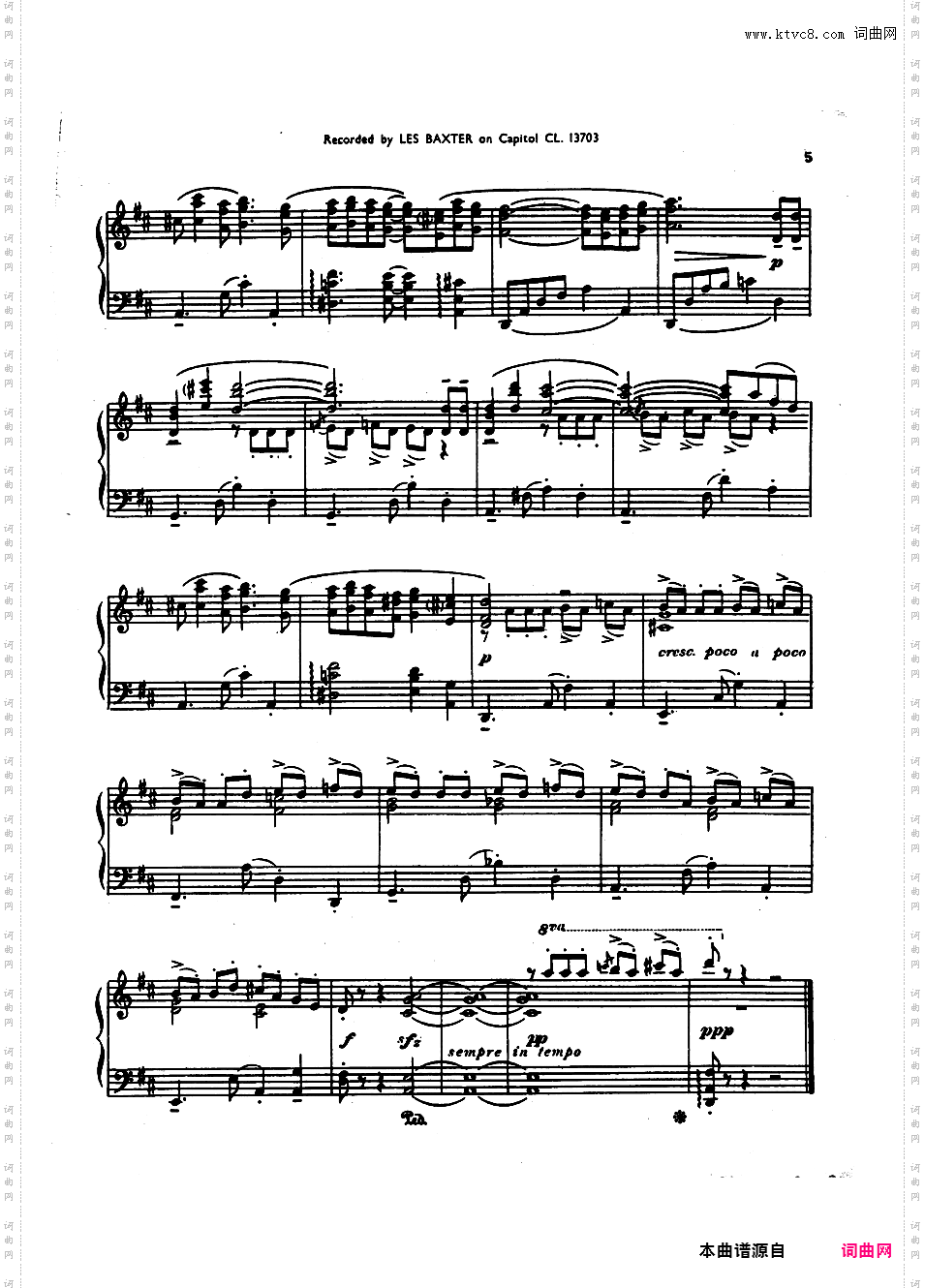 蓝色的探戈Blue Tango