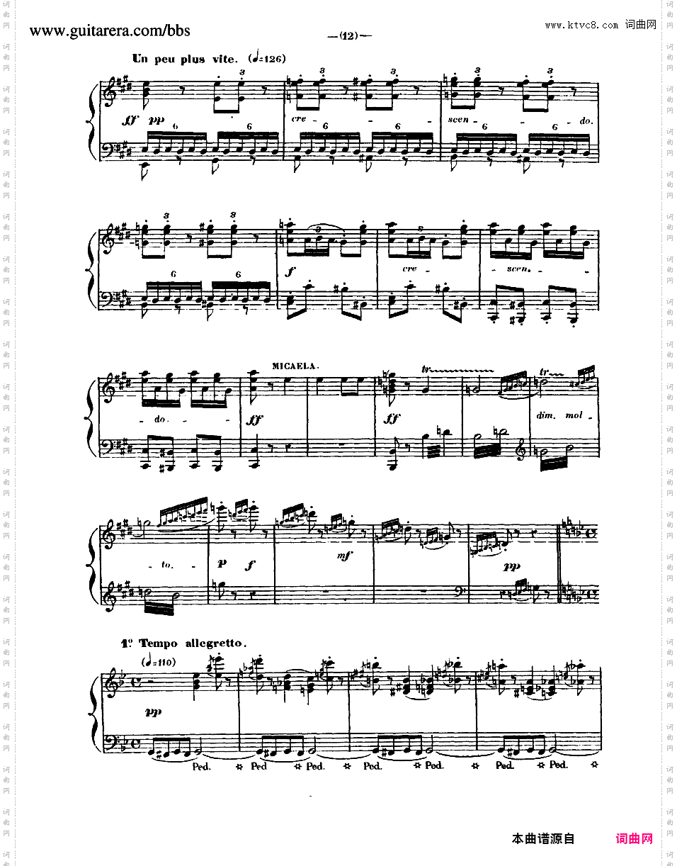 卡门 CarmenBizet - Carmen for Solo Piano