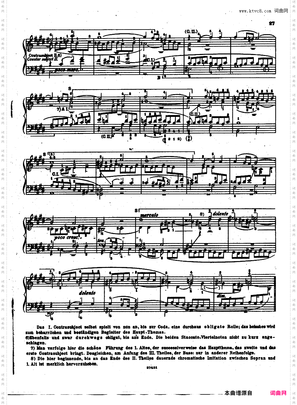 ------改编巴赫作品集------Bach-Busoni Praeludium-Fuge #4 WTC1