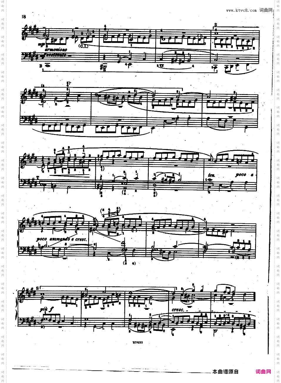 ------改编巴赫作品集------Bach-Busoni Praeludium-Fuge #4 WTC1