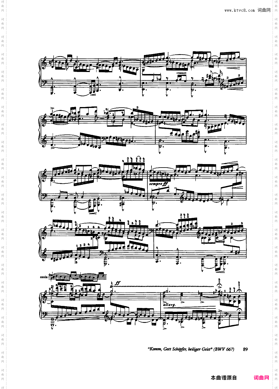 ------改编巴赫作品集------Bach-Busoni Ten Chorale Preludes ed· Dover