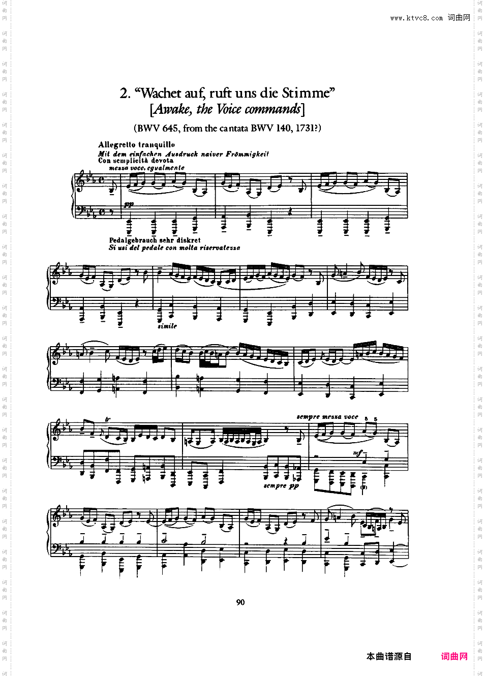 ------改编巴赫作品集------Bach-Busoni Ten Chorale Preludes ed· Dover