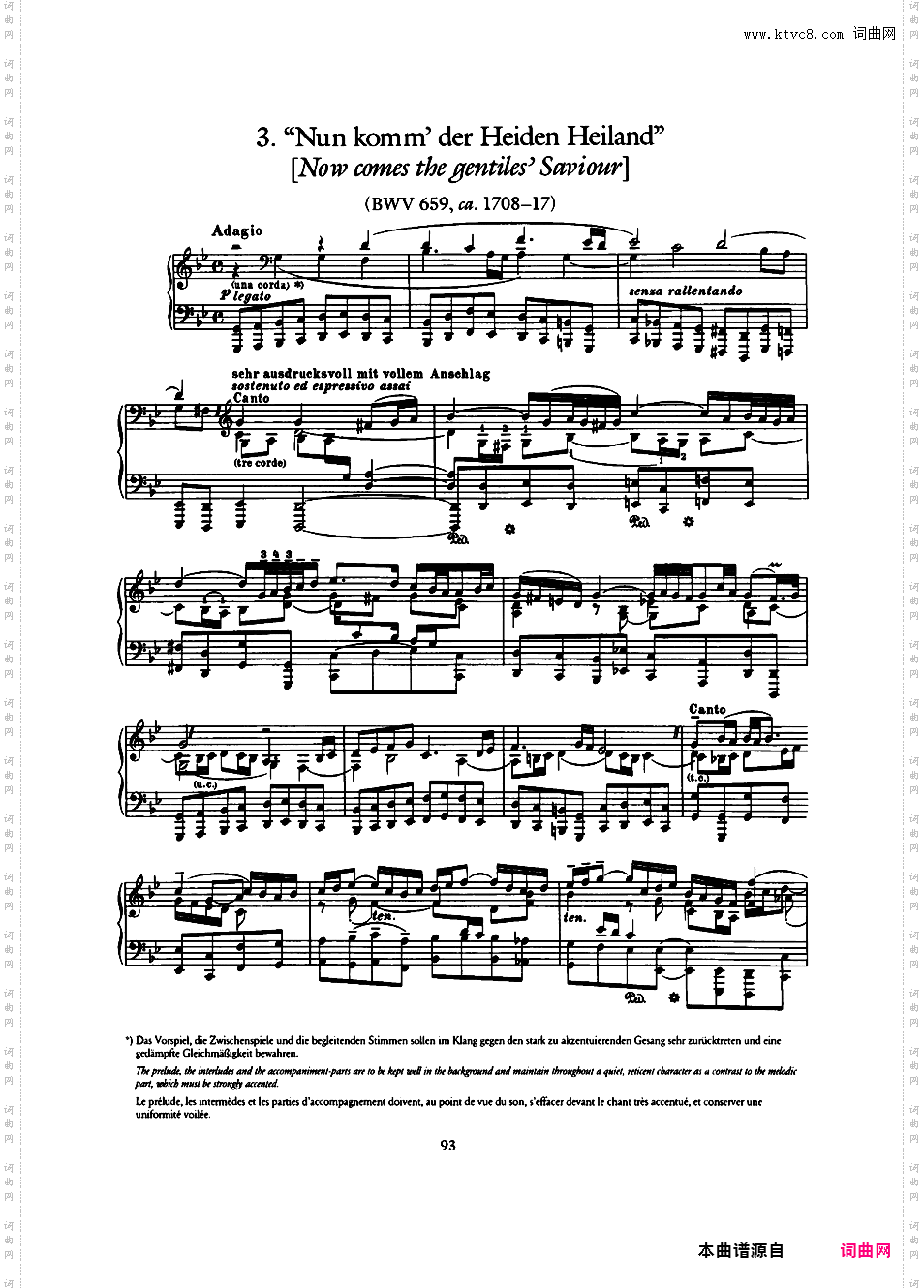 ------改编巴赫作品集------Bach-Busoni Ten Chorale Preludes ed· Dover