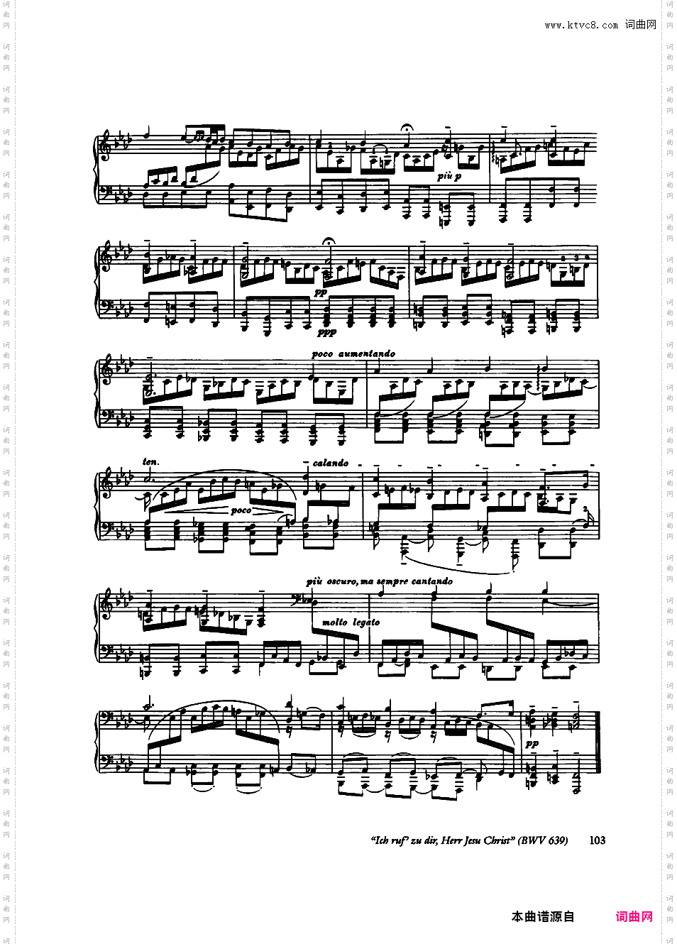 ------改编巴赫作品集------Bach-Busoni Ten Chorale Preludes ed· Dover
