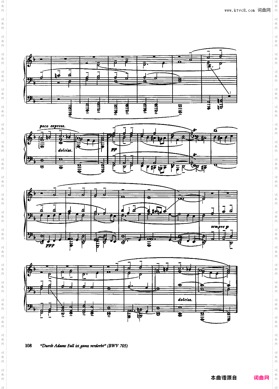 ------改编巴赫作品集------Bach-Busoni Ten Chorale Preludes ed· Dover