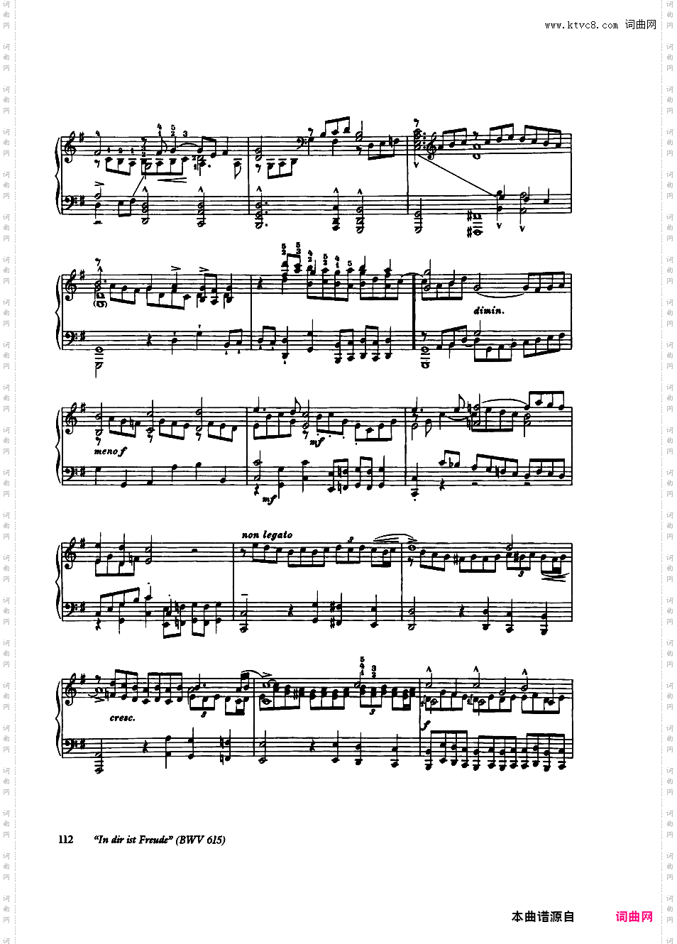 ------改编巴赫作品集------Bach-Busoni Ten Chorale Preludes ed· Dover