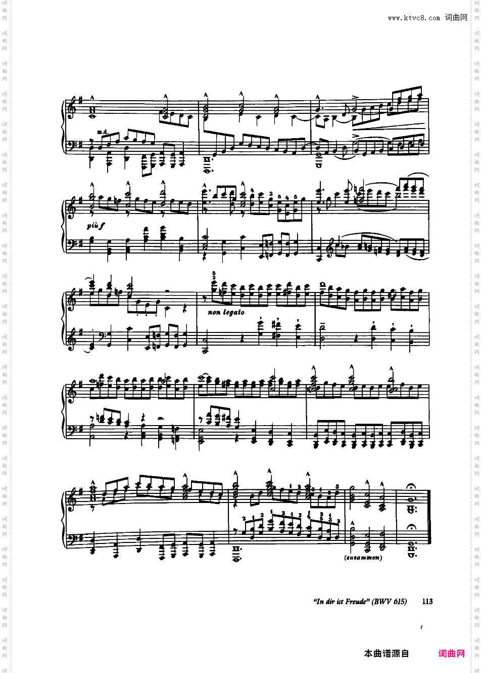 ------改编巴赫作品集------Bach-Busoni Ten Chorale Preludes ed· Dover
