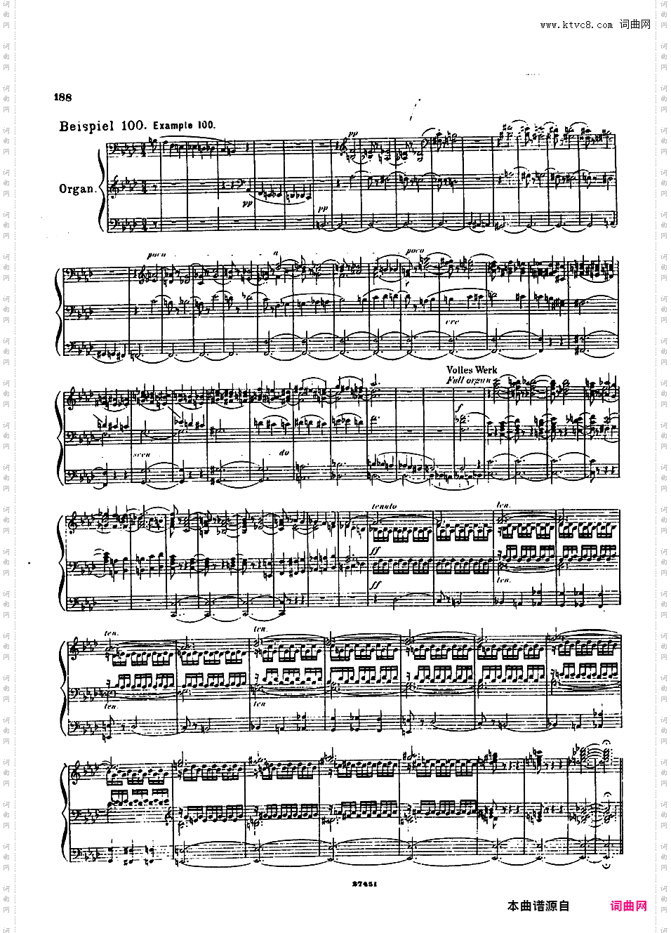 ------改编巴赫作品集------Bach-Busoni Von Der Uebertragung Bach'scher Orgelwerke Auf Das Pianoforte,n6