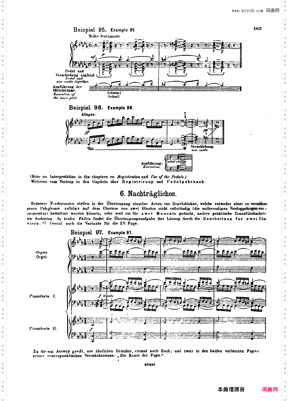 ------改编巴赫作品集------Bach-Busoni Von Der Uebertragung Bach'scher Orgelwer 4