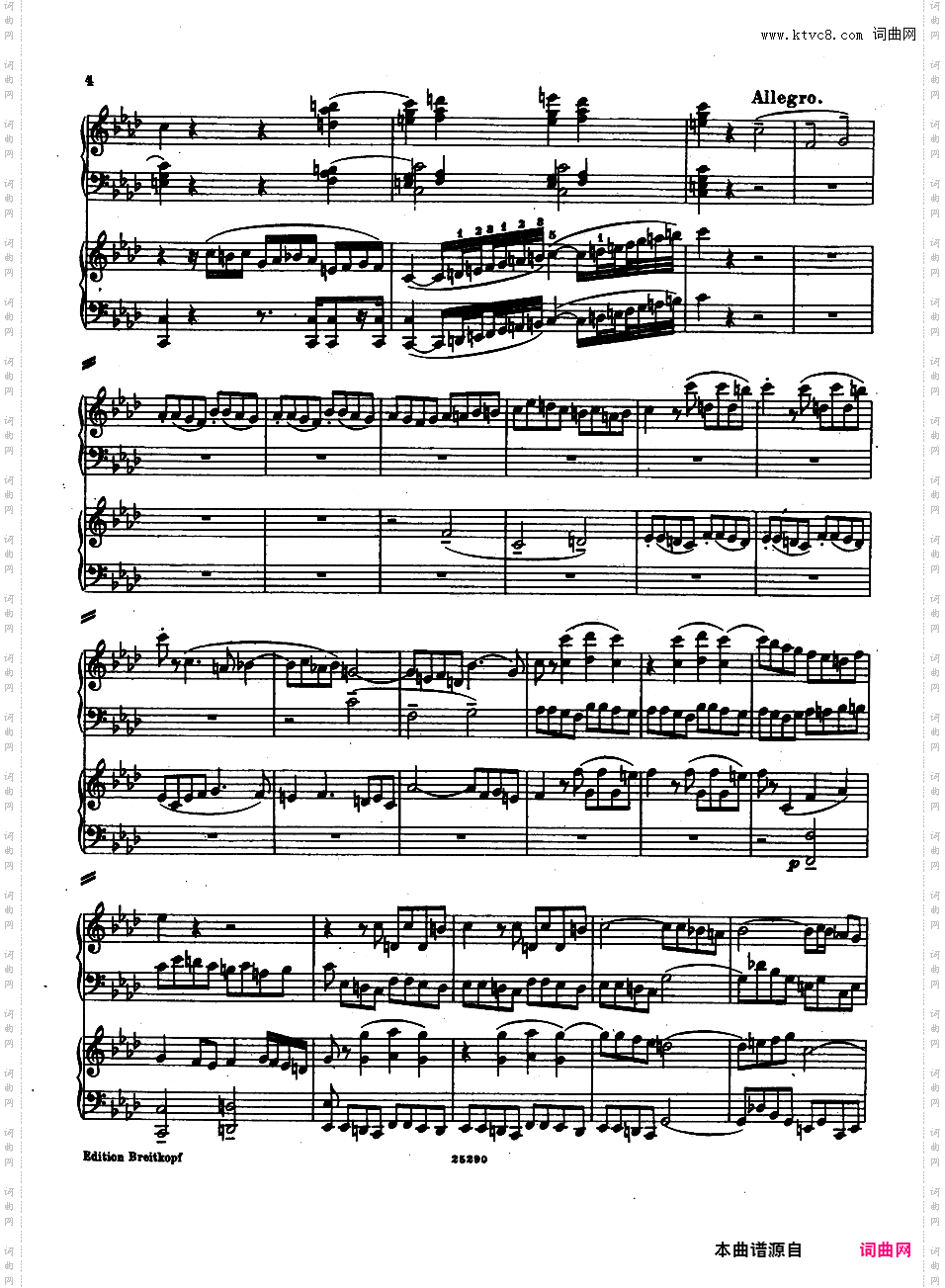 ------改编莫扎特作品集------Mozart-Busoni Fantasy on an Organ Waltz two pianos