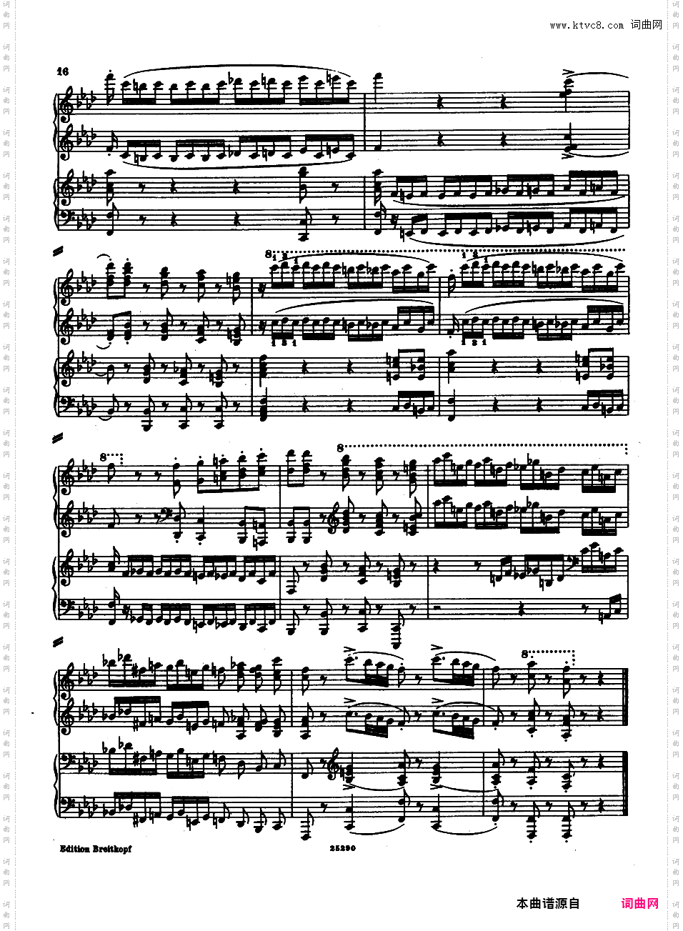 ------改编莫扎特作品集------Mozart-Busoni Fantasy on an Organ Waltz two pianos