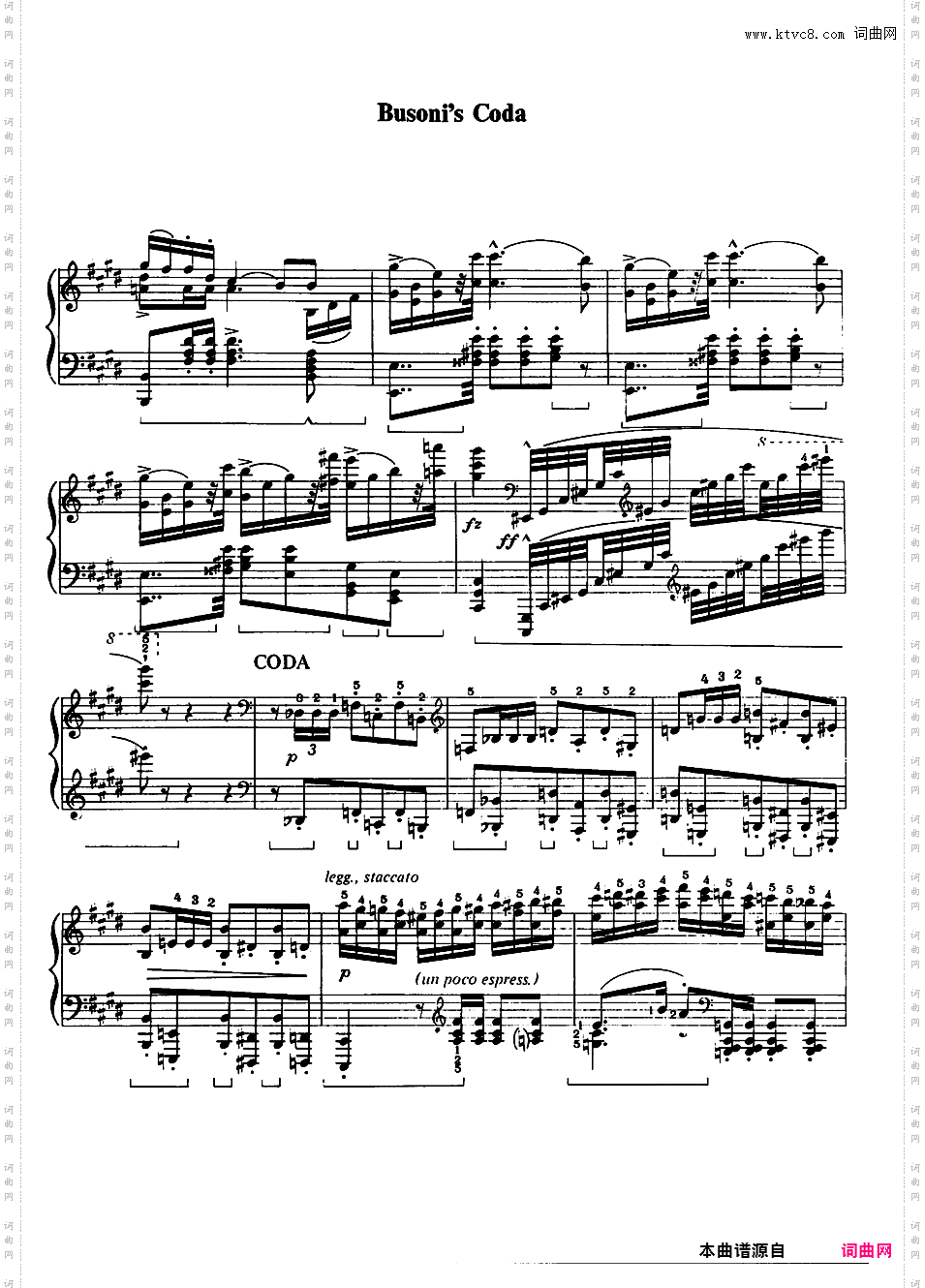 ------改编李斯特作品集------Liszt-Busoni Polonaise ending